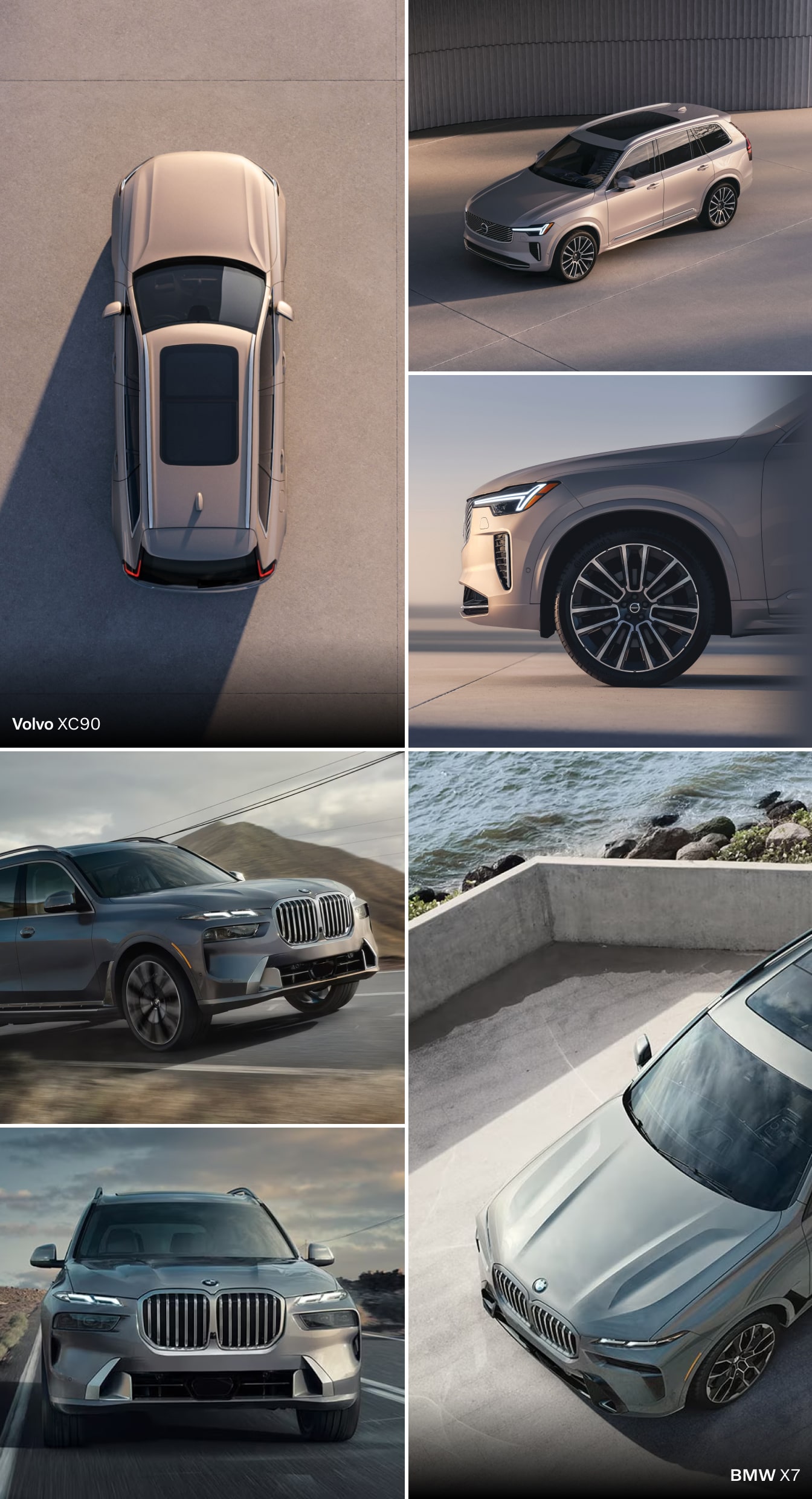 Volvo XC90 vs. BMW X7 Performance and Safety