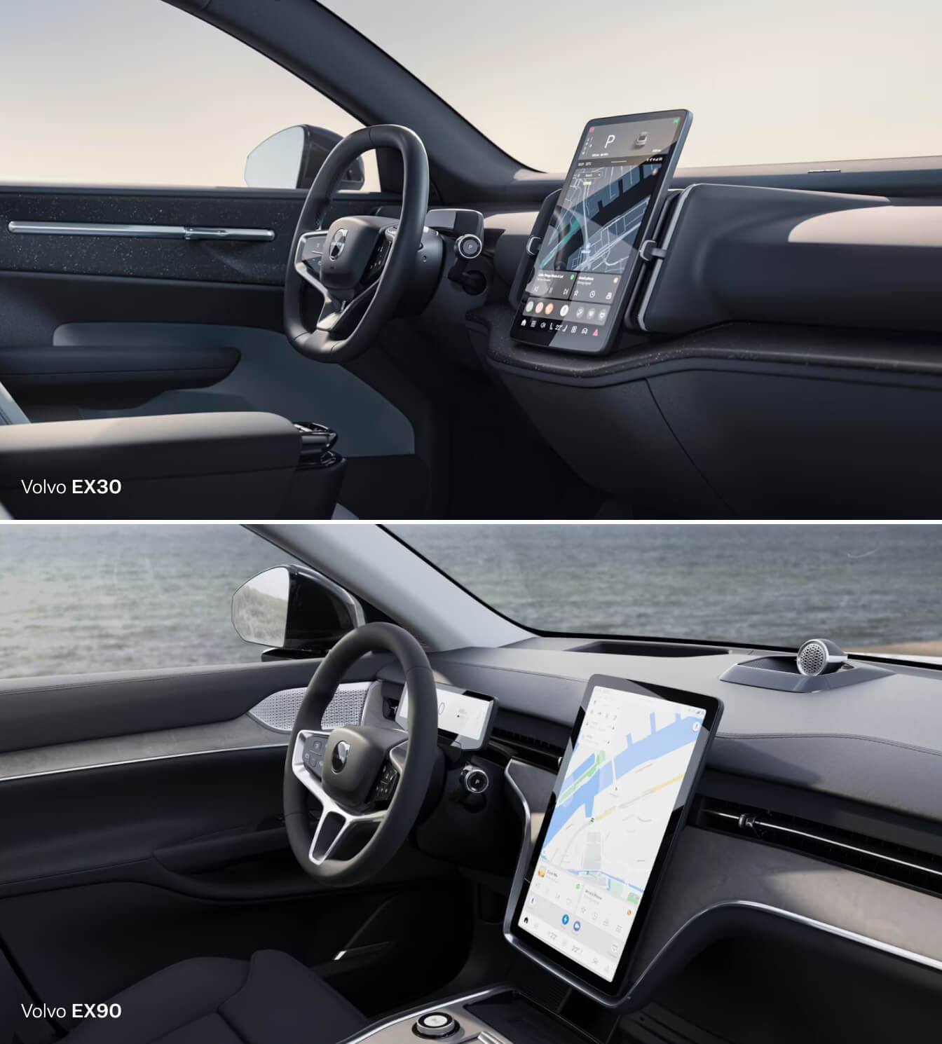 Volvo EX30 vs. Volvo EX90 Interior Benefits