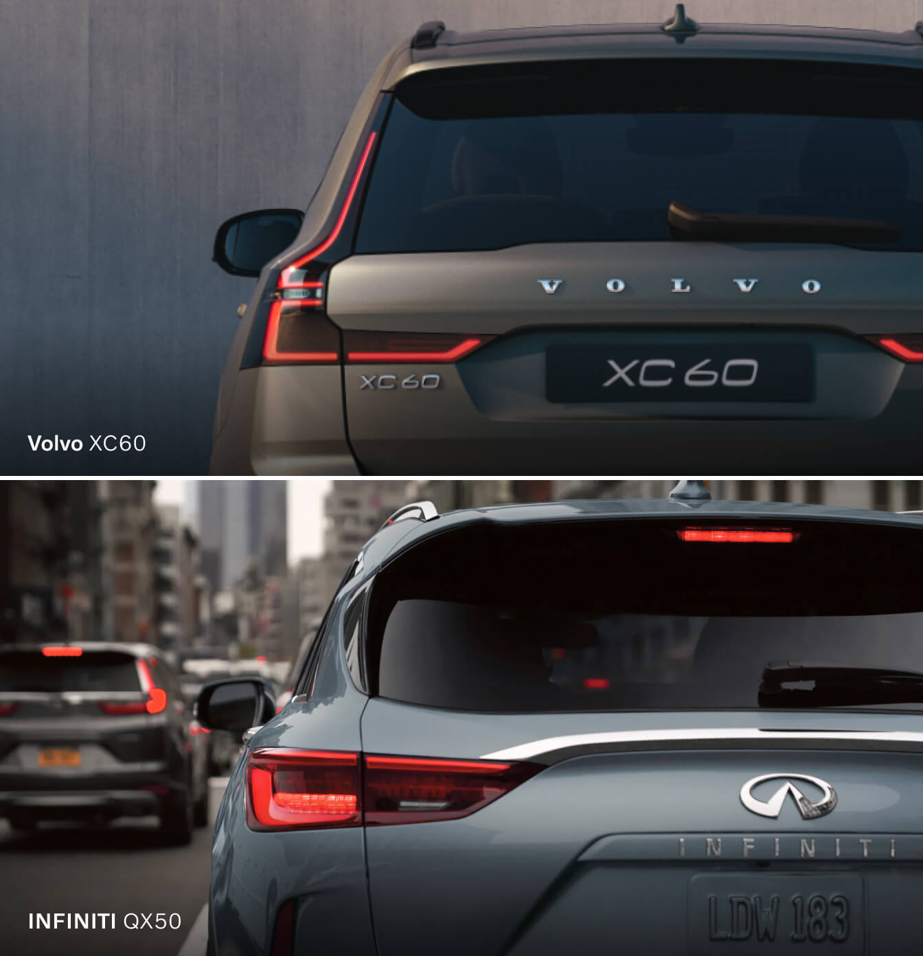 2025 INFINITI QX50 vs. 2025 Volvo XC60 Engine Specs