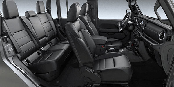 2020 Jeep Gladiator Crew Cab Interior GIF