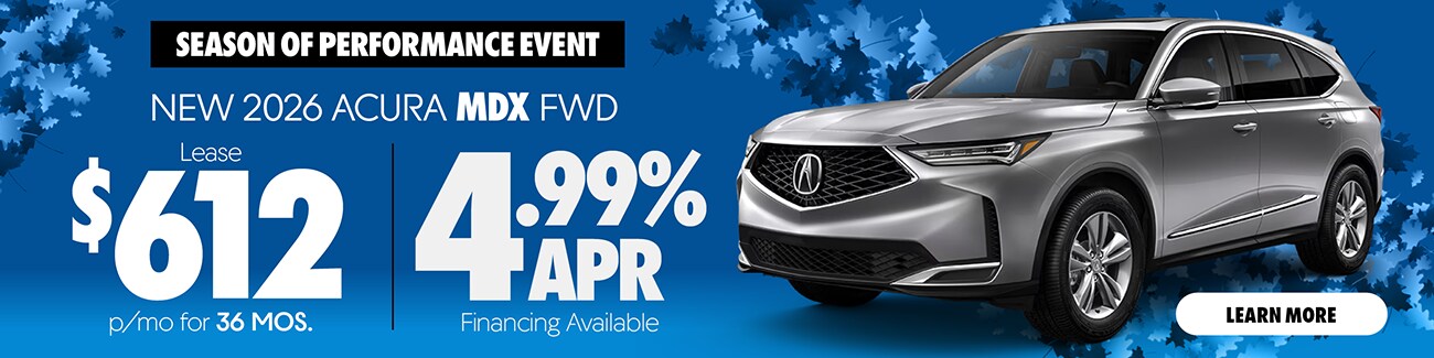 MDX SPECIAL FROM DAVE WHITE ACURA