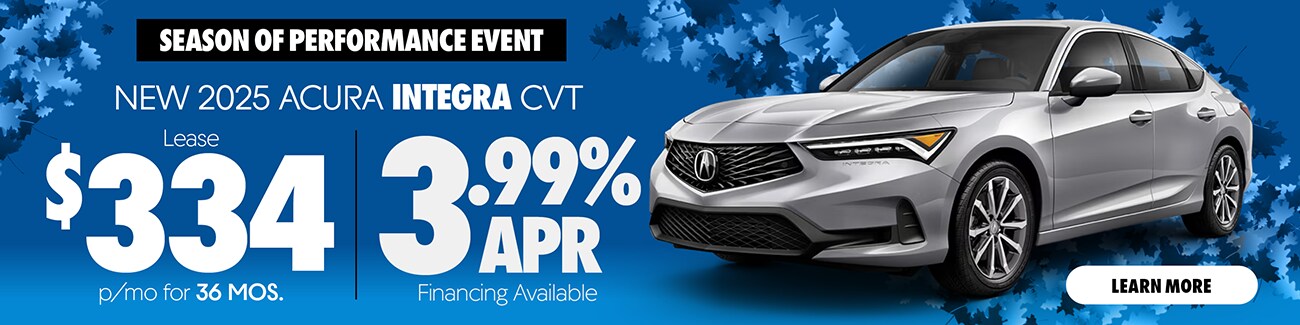 ACURA INTEGRA SPECIAL FROM DAVE WHITE ACURA