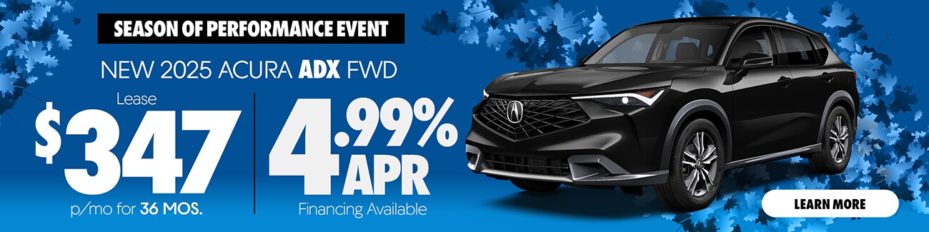 ADX SPECIAL FROM DAVE WHITE ACURA