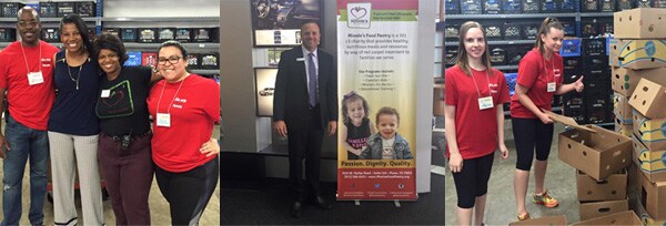 Acura Plano Vounteers at Minnies Food Pantry 2016.jpg