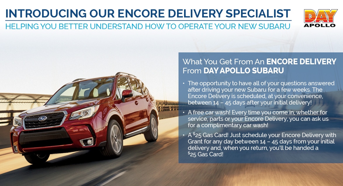 Apollo Subaru Encore Delivery Specialist