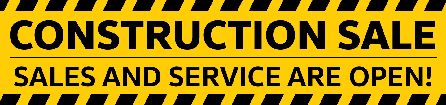 Construction Sale Going on Now