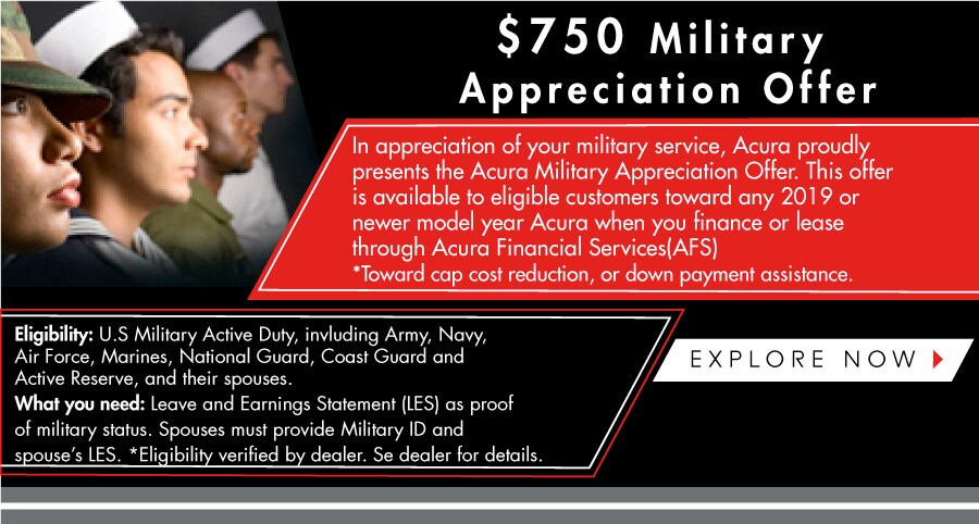 $750 Military Appreciation Offer