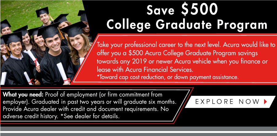 Save $500 College Graduate Program