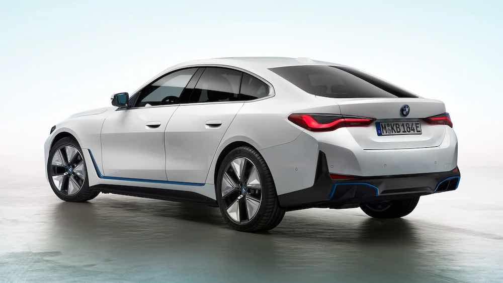 White BMW i4 Rear View White BMW i4 Rear View - Pre-Order from BMW of Freehold today!