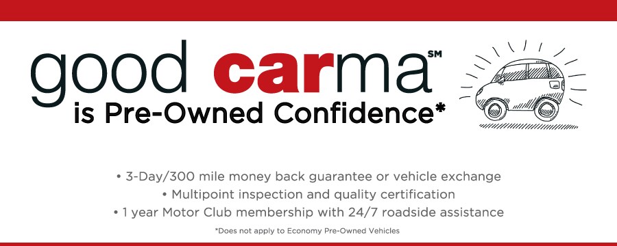 Good Carma is Pre-Owned Confidence