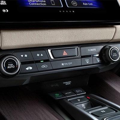 2018 Honda Clarity 2018 Honda Clarity Cabin Control