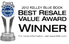 2012 KBB best resale value award winner