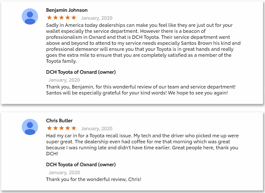 Customer Testimonials