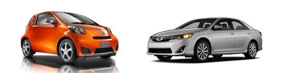 Scion iQ And Camry Hybrid.png
