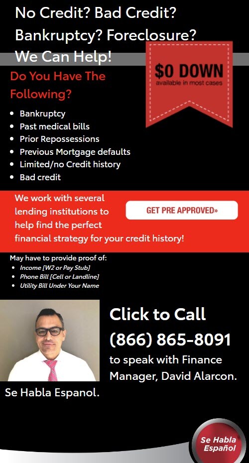 No Credit? Bad Credit?