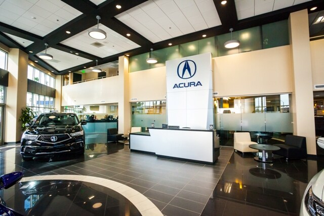 DCH Tustin Acura Reception Showroom