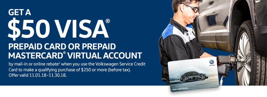 November Service Credit card