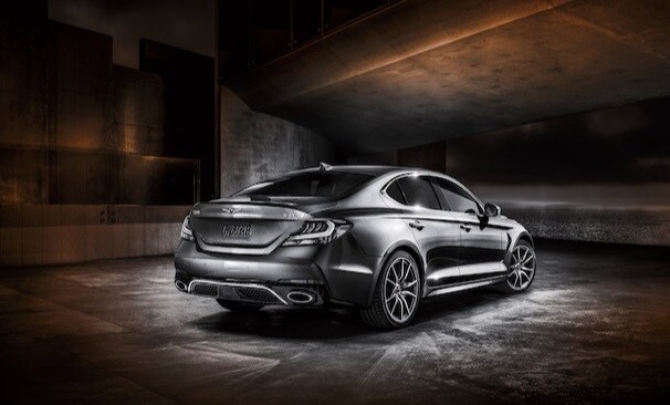 2019 Genesis G70 back view
