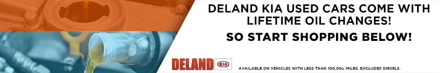 Lifetime oil changes at Deland Kia
