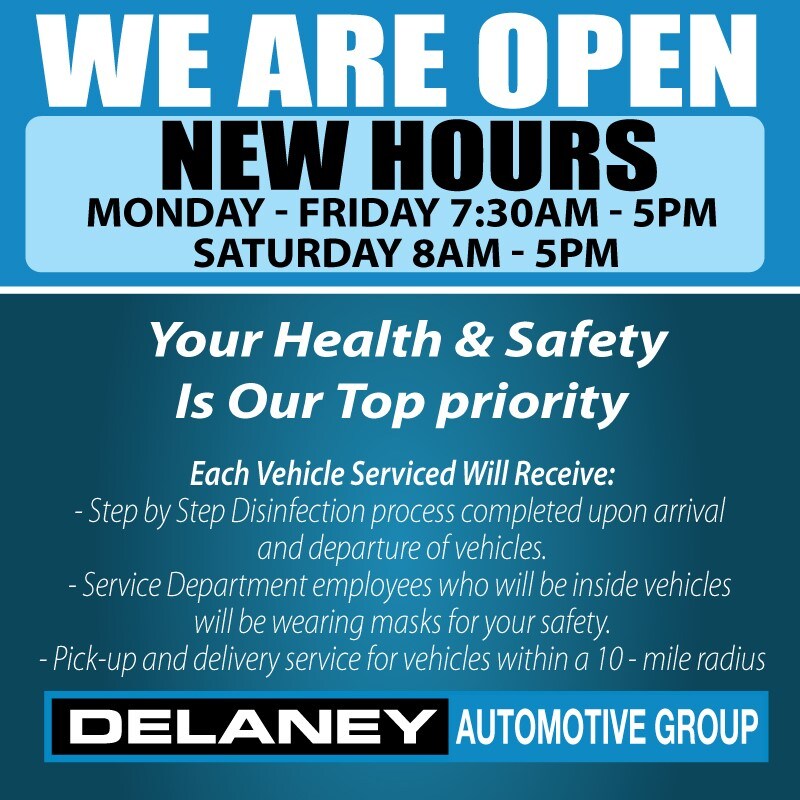 Updated Service Hours - Delaney Subaru