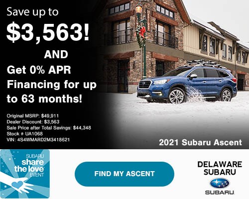 2021 Ascent Discount & APR