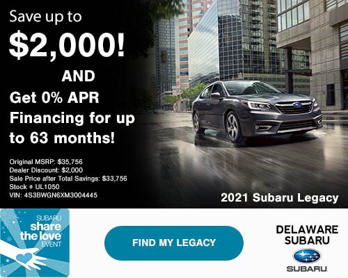 2021 Legacy Discount & APR