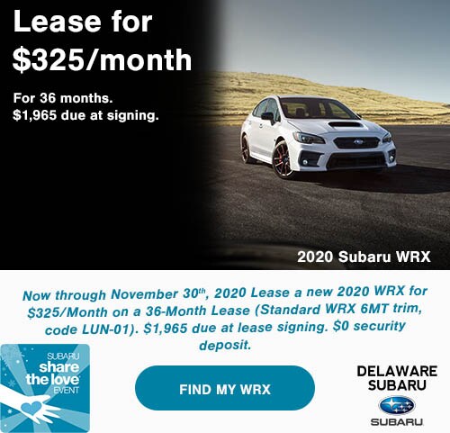 2020 WRX Lease