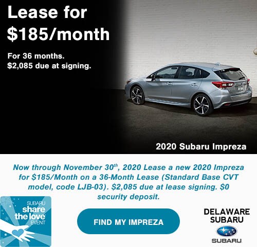 2020 Impreza Lease