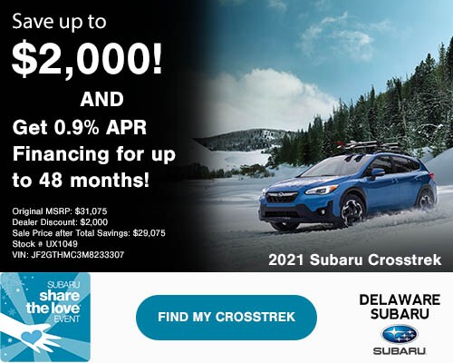 2021 Crosstrek Discount & APR
