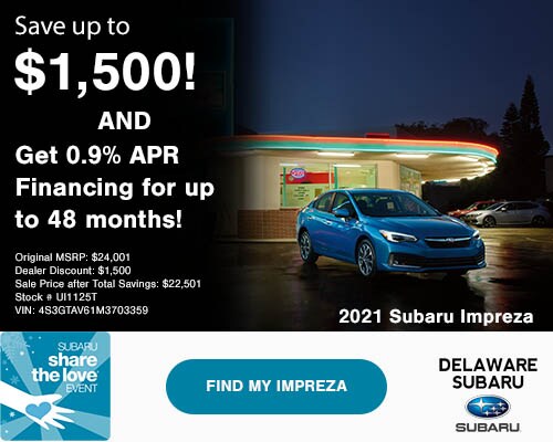 2021 Impreza Discount & APR