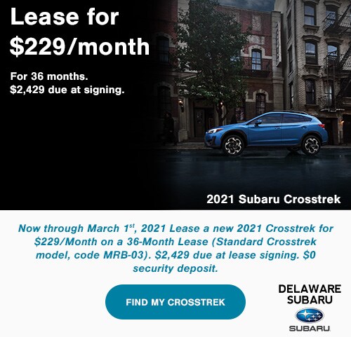 2021 Crosstrek Lease