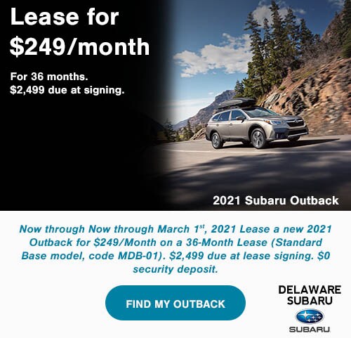 2021 Outback Lease