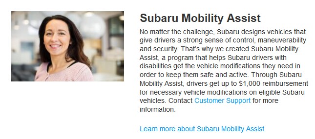 Subaru Mobility Assist