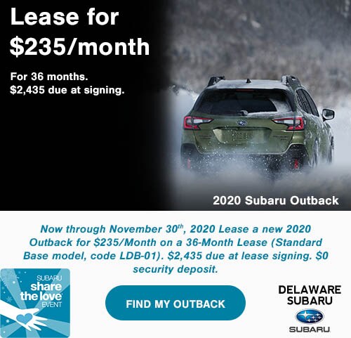 2020 Outback Lease