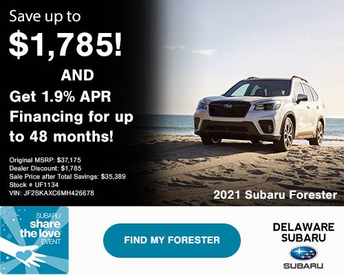 2021 Forester Discount & APR