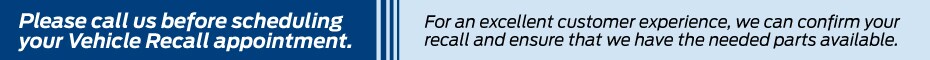 Please call before scheduling a recall appointment.