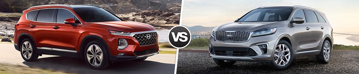 2019 Hyundai Santa Fe Comparison