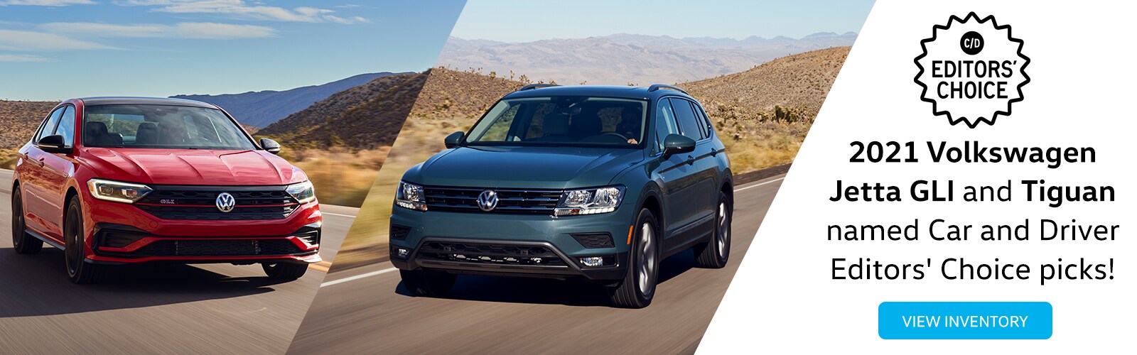 Jetta GLI and Tiguan named Car and Driver Editors' Choice Picks.jpg