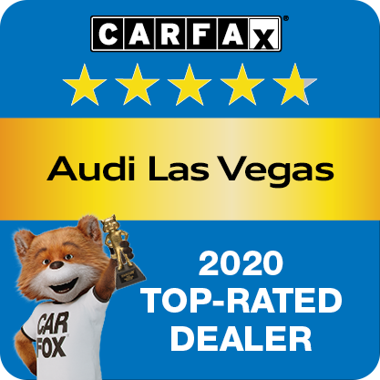 Audi Las Vegas Recognized as a CARFAX Top-Rated Dealer 2020 CARFAX Top-Rated Dealer badge