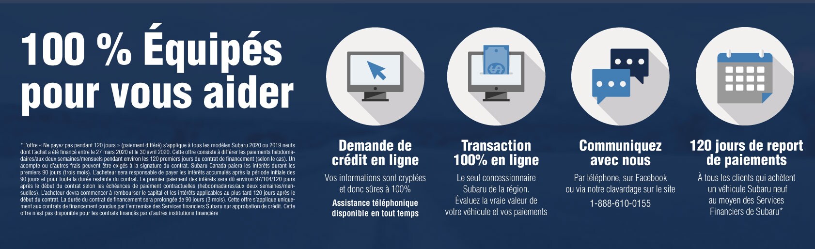 Desjardins Subaru 100% là pour vous aider Desjardins Subaru et les outils en ligne