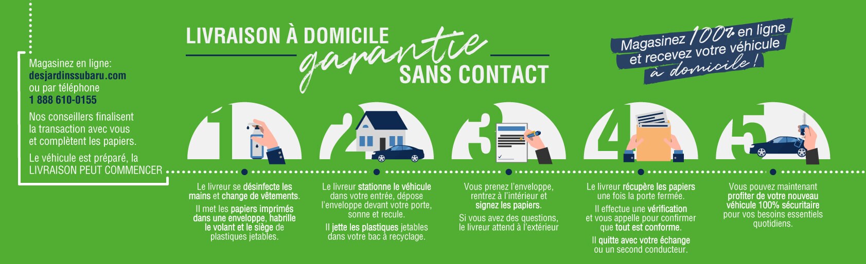 Livraison à Domicile - Desjardins Subaru Livraison à Domicile - Desjardins Subaru