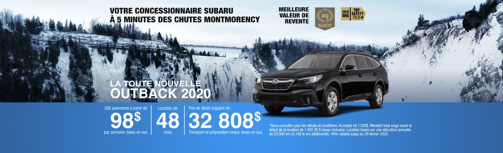 Subaru Outback 2020 à Québec - Desjardins Subaru Subaru Outback 2020 à Québec - Desjardins Subaru