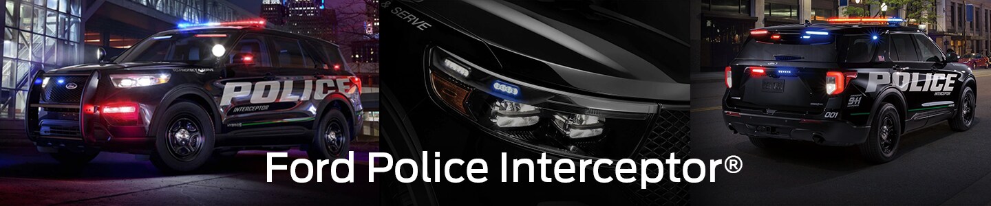 2022 Ford Police Interceptor Sedan & SUVs