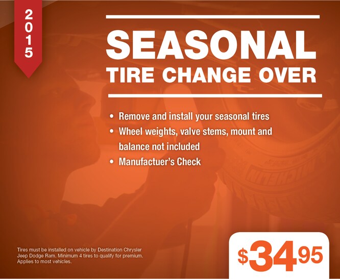 Destination Chrysler - Seasonal Wheel Change Over