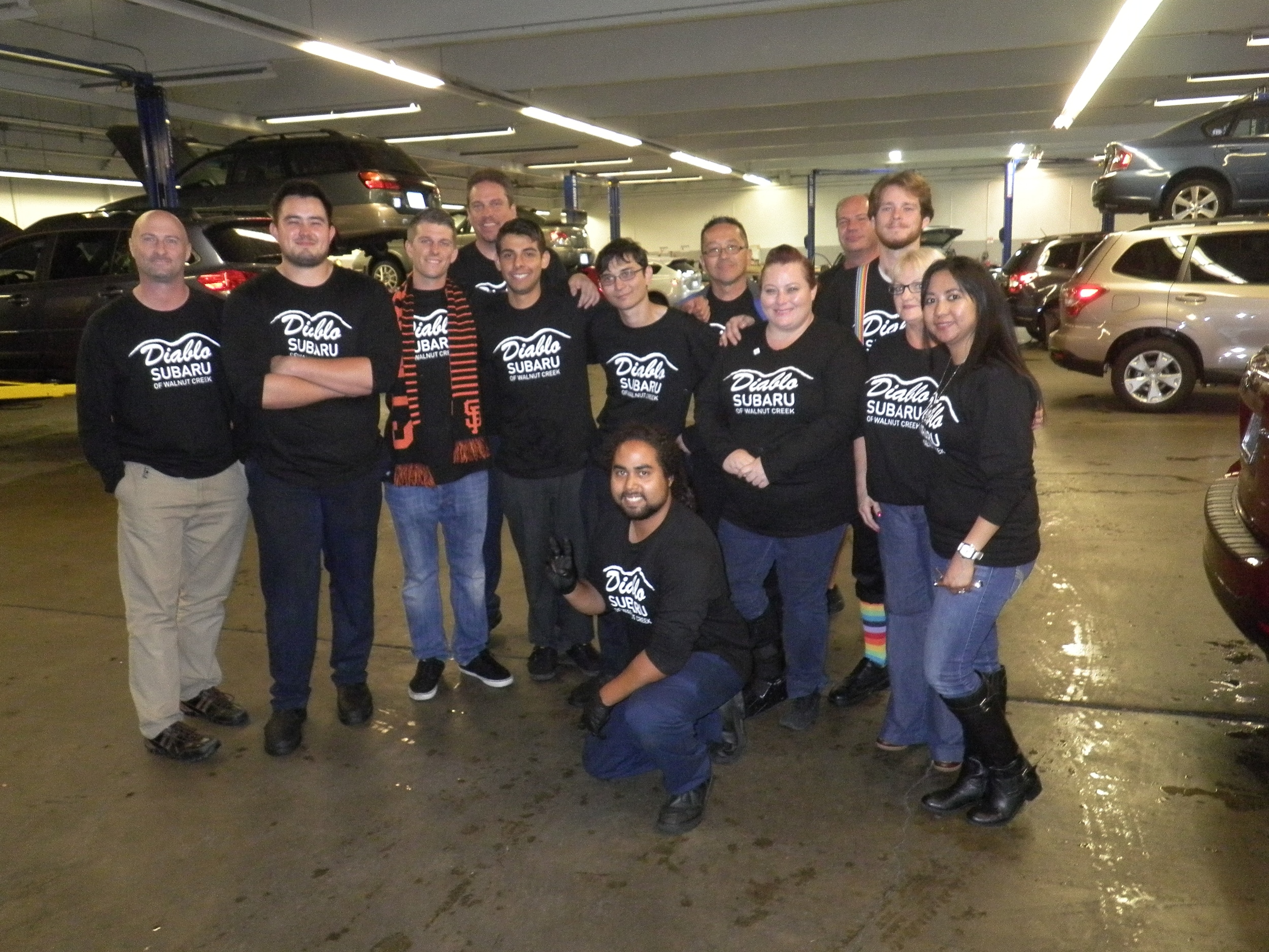 The Diablo Subaru of Walnut Creek parts and service team
