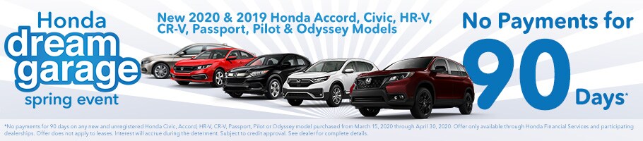 No Payments for 90 Days at Dick Brooks Honda Greer