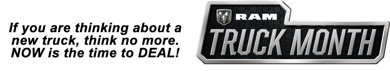 RAM Truck Month is NOW