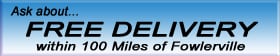 Free Delivery within 100 miles