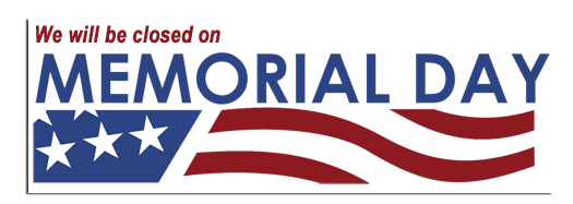 All Dick Scott Locations are Closed on Memorial Day