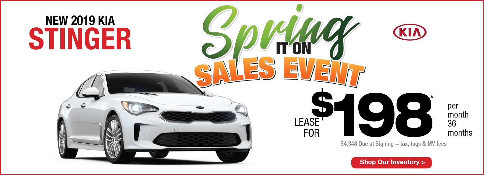 New 2019 Kia Stinger Lease DiFeo Kia NJ